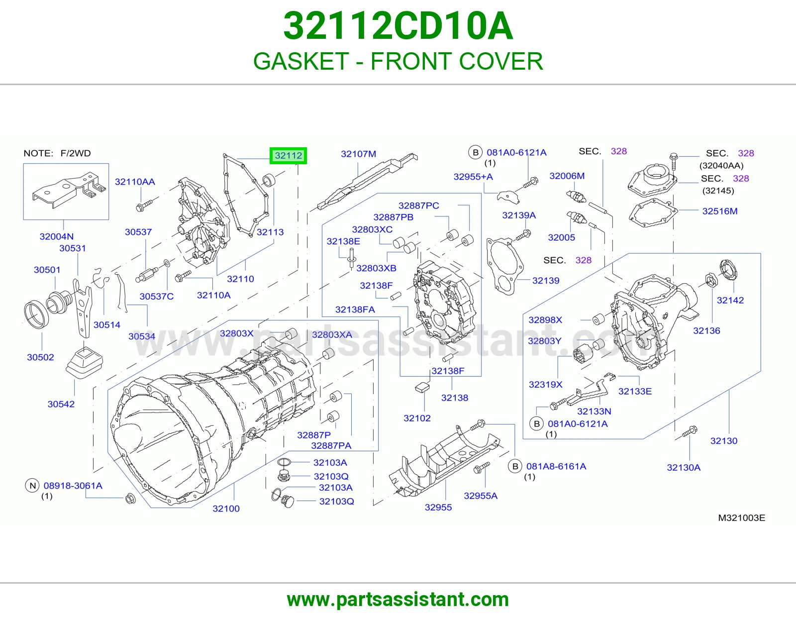 GASKET - FRONT COVER