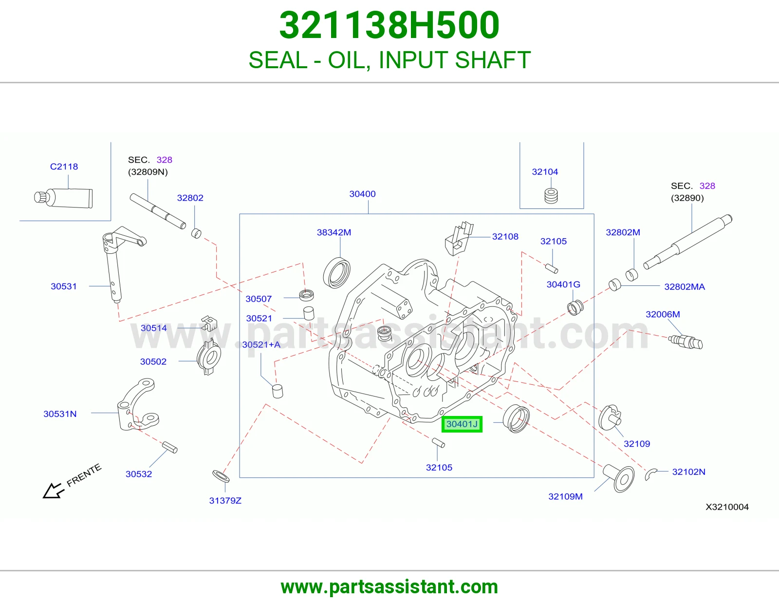 SEAL - OIL, INPUT SHAFT
