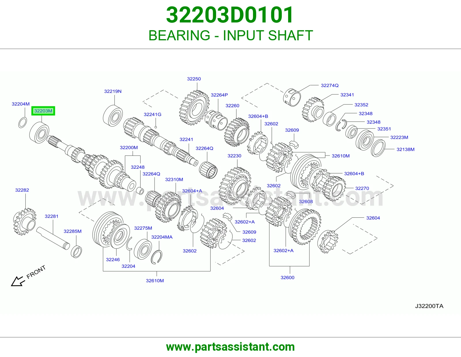 BEARING - INPUT SHAFT