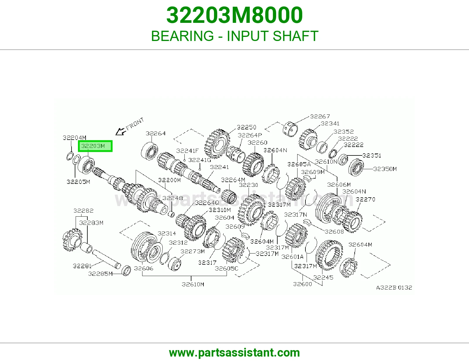 BEARING - INPUT SHAFT