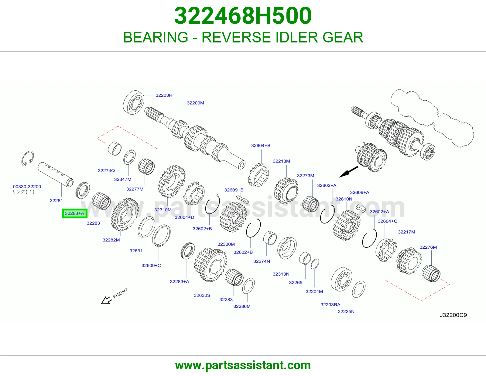 BEARING - REVERSE IDLER GEAR