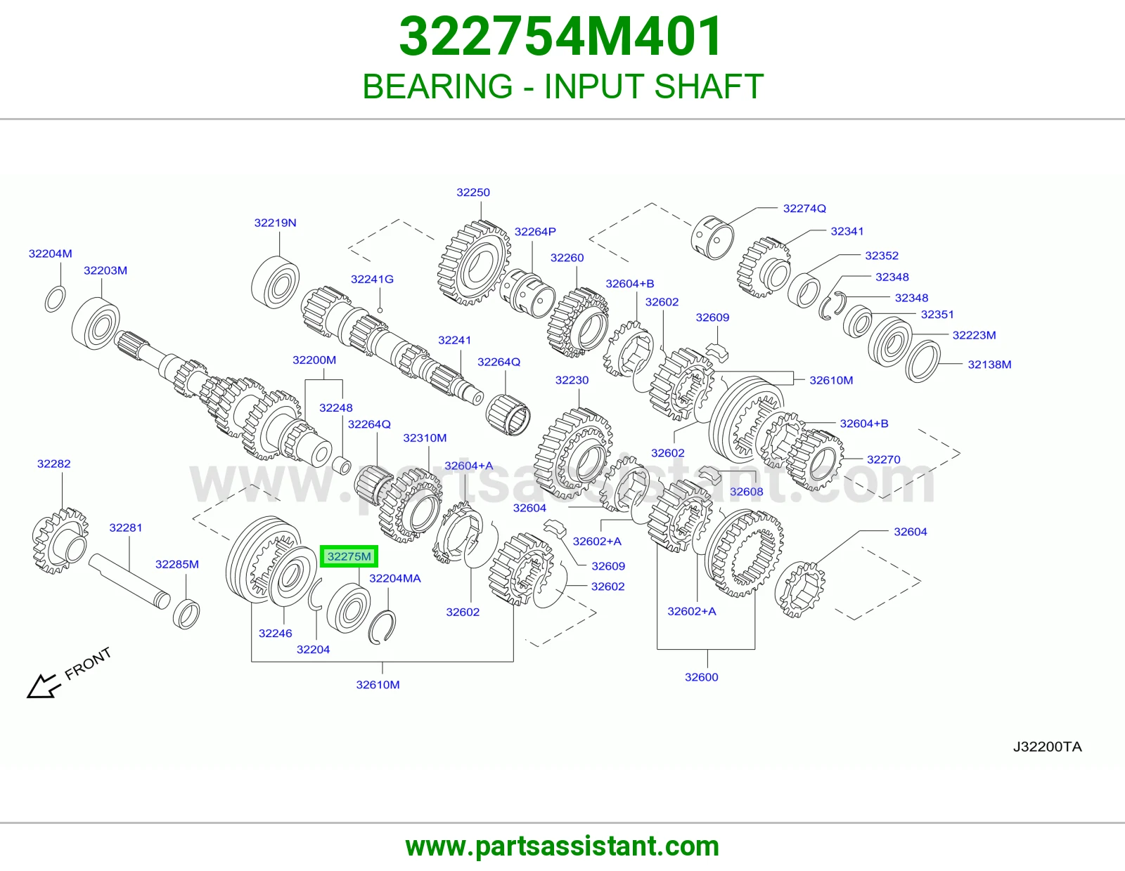 BEARING - INPUT SHAFT