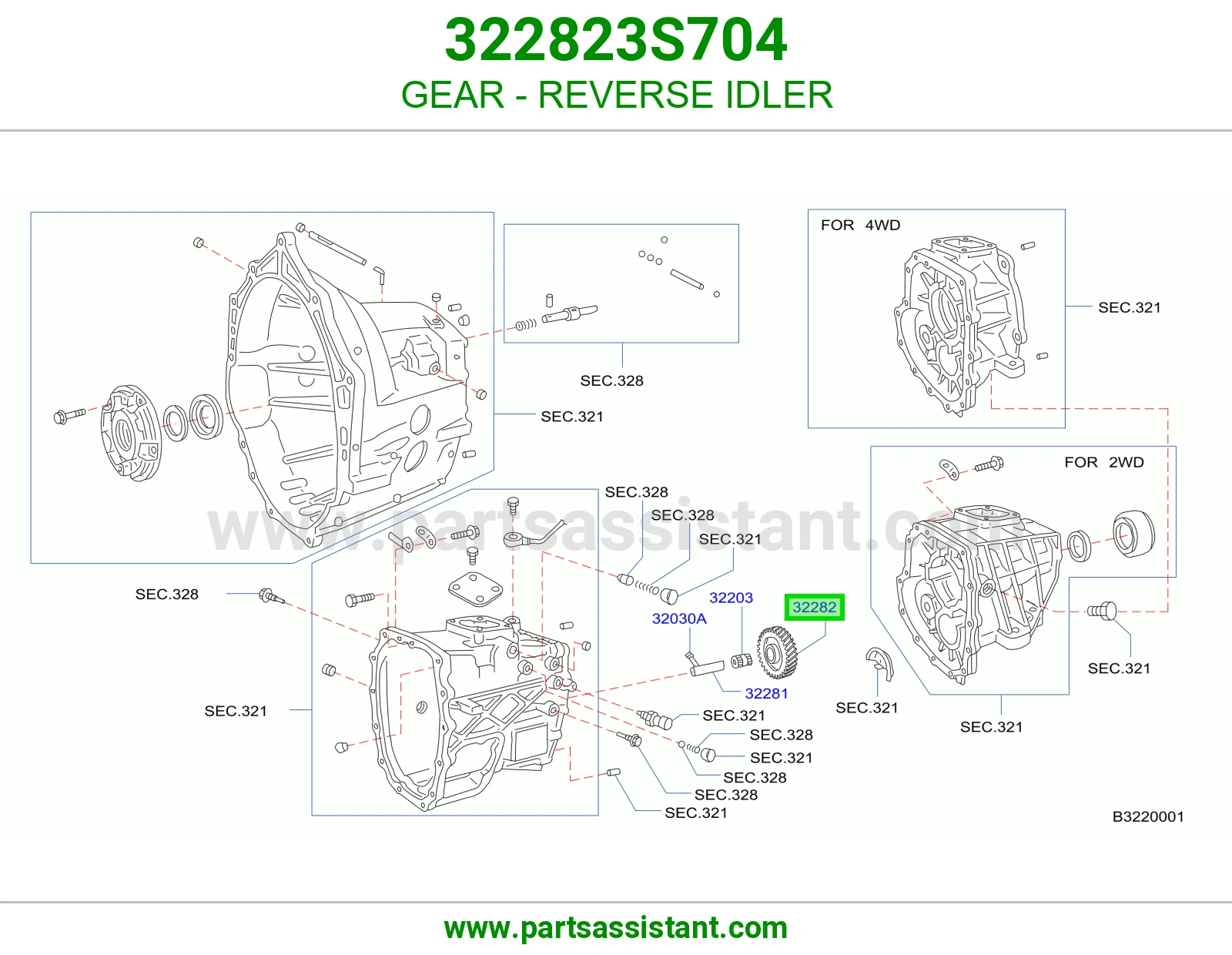 GEAR - REVERSE IDLER