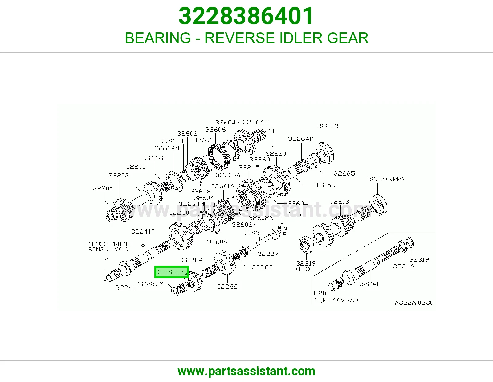 BEARING - REVERSE IDLER GEAR