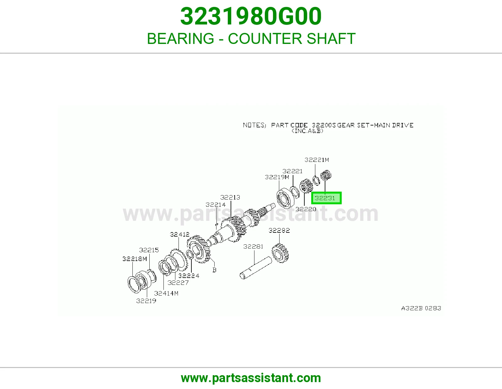 BEARING - COUNTER SHAFT