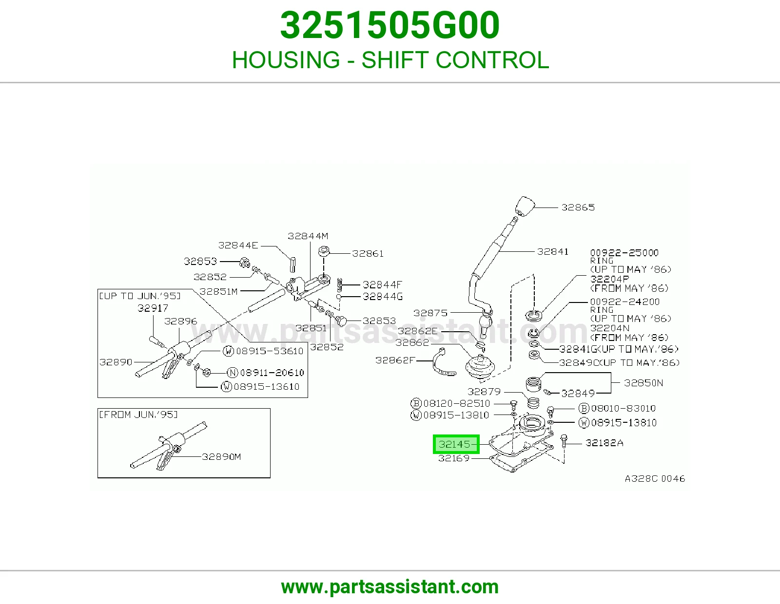 HOUSING - SHIFT CONTROL