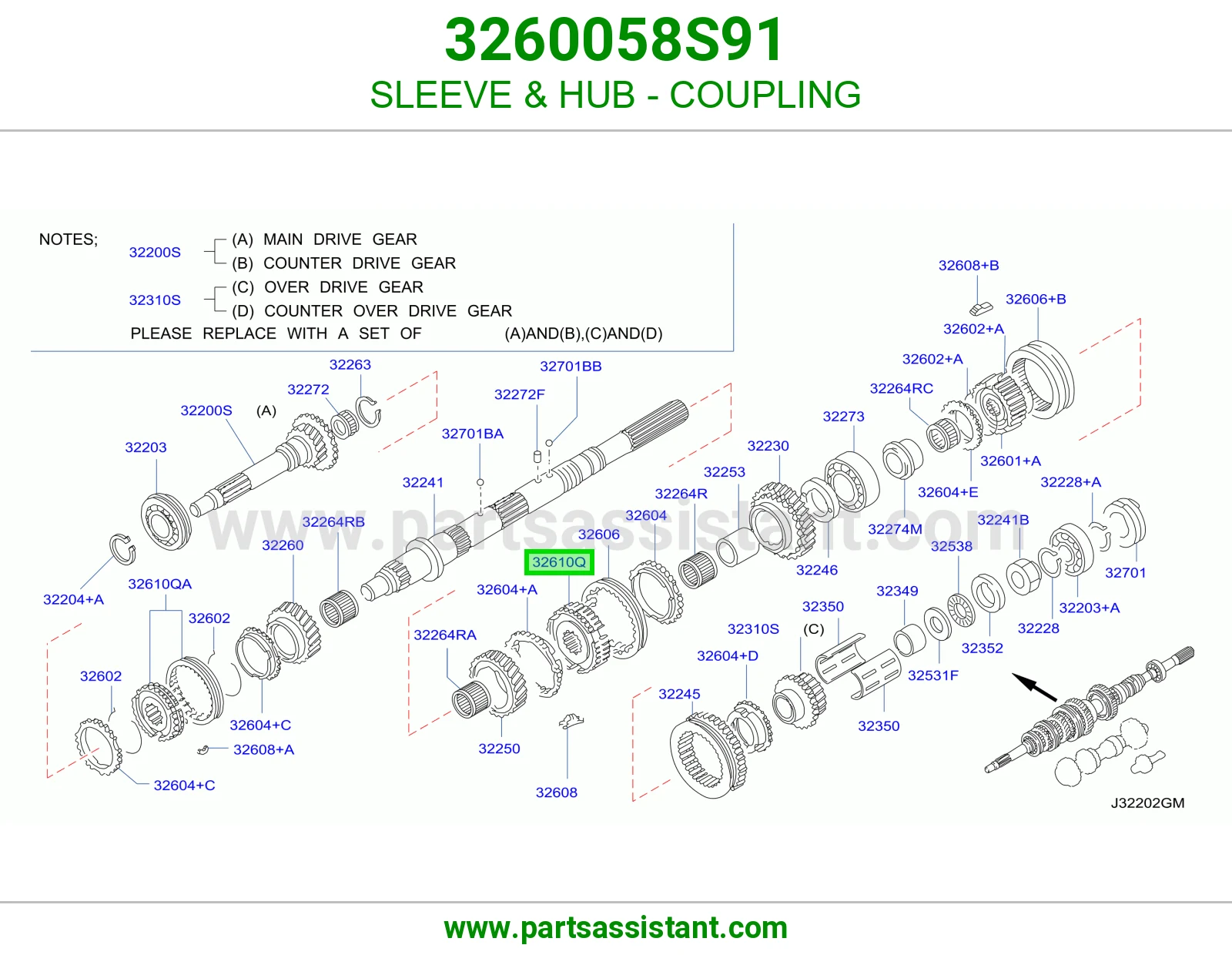 SLEEVE & HUB - COUPLING