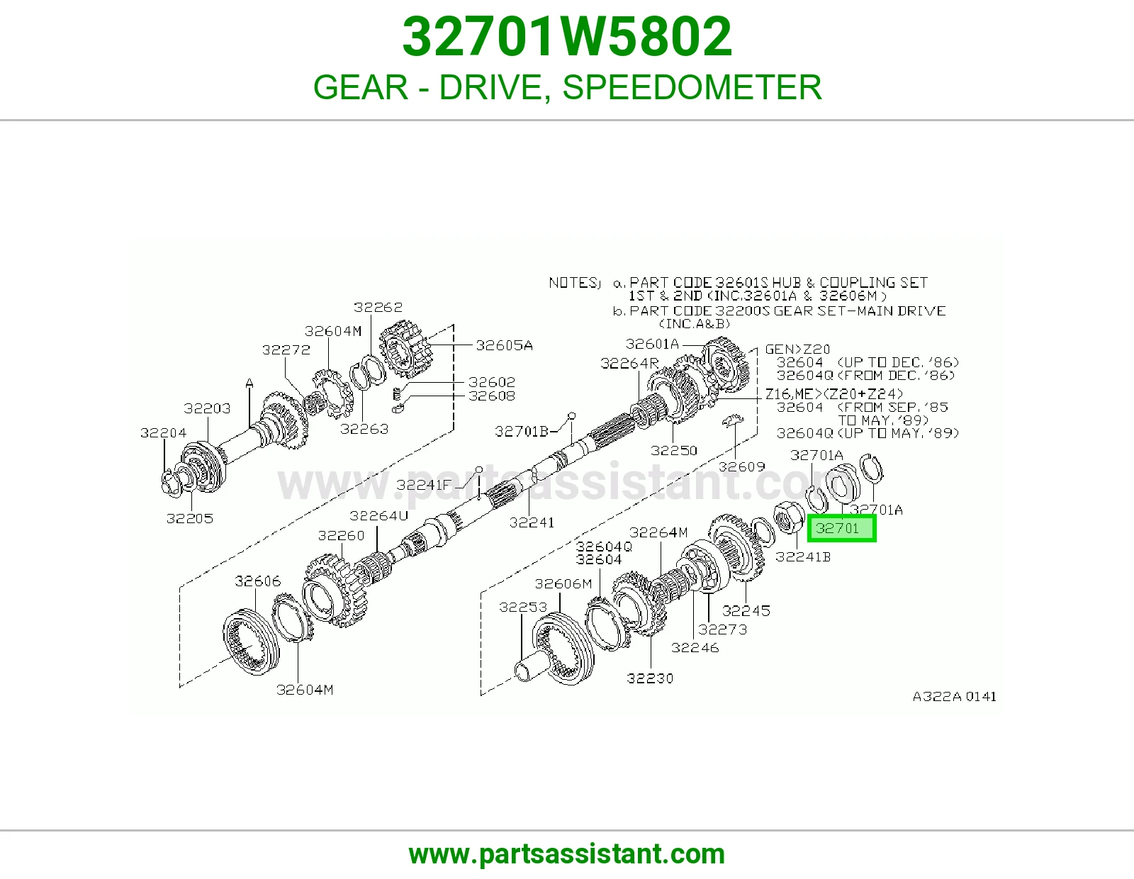 GEAR - DRIVE, SPEEDOMETER