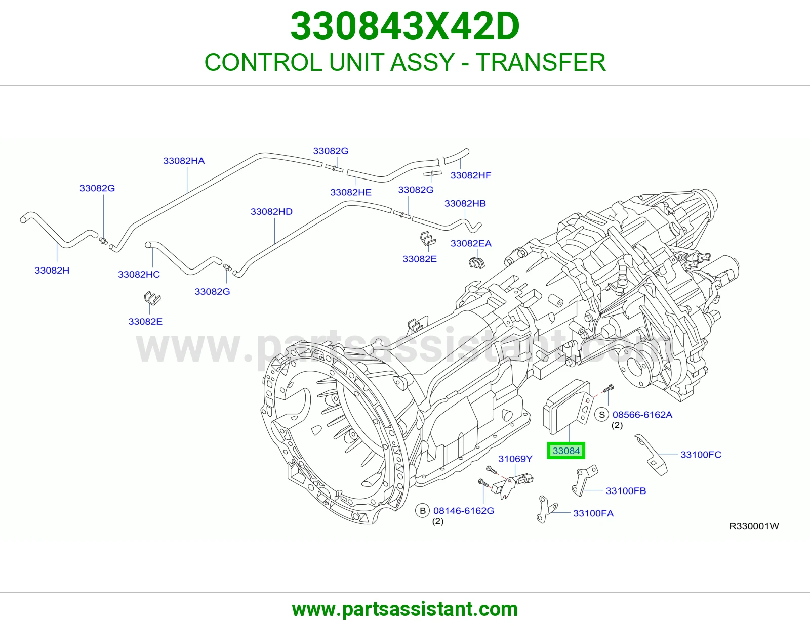 CONTROL UNIT ASSY - TRANSFER