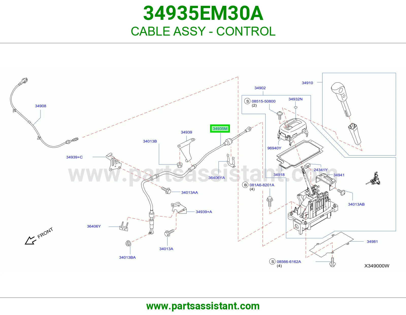 CABLE ASSY - CONTROL