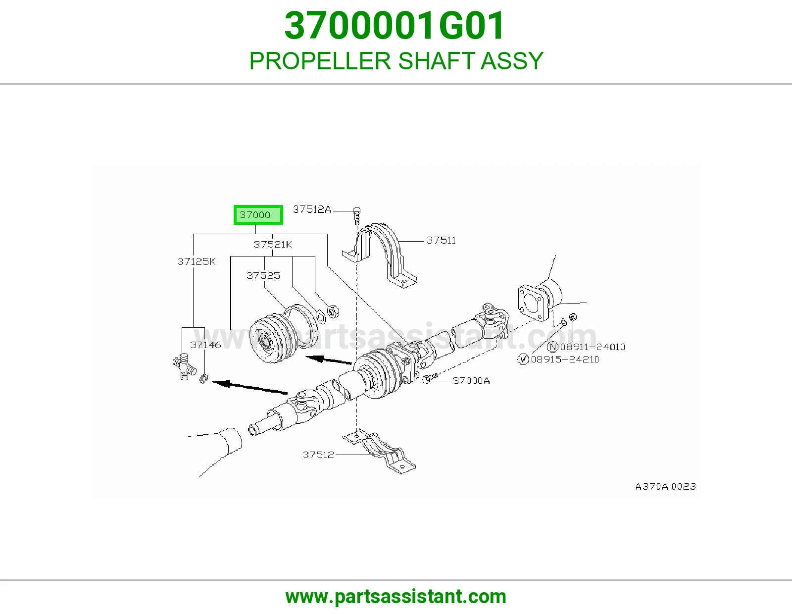 PROPELLER SHAFT ASSY