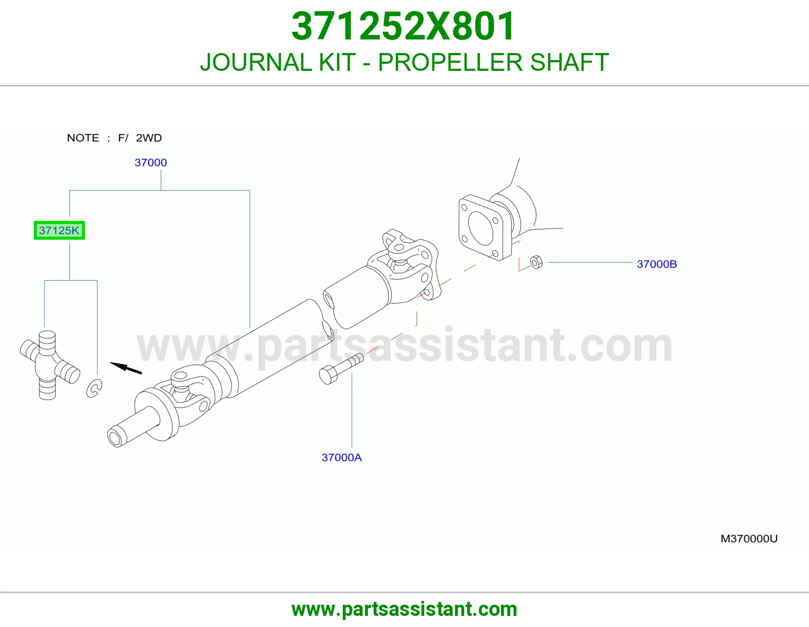 JOURNAL KIT - PROPELLER SHAFT