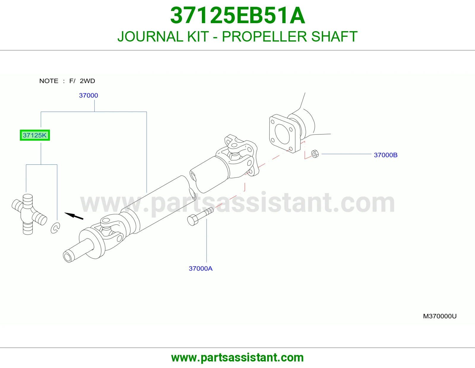JOURNAL KIT - PROPELLER SHAFT