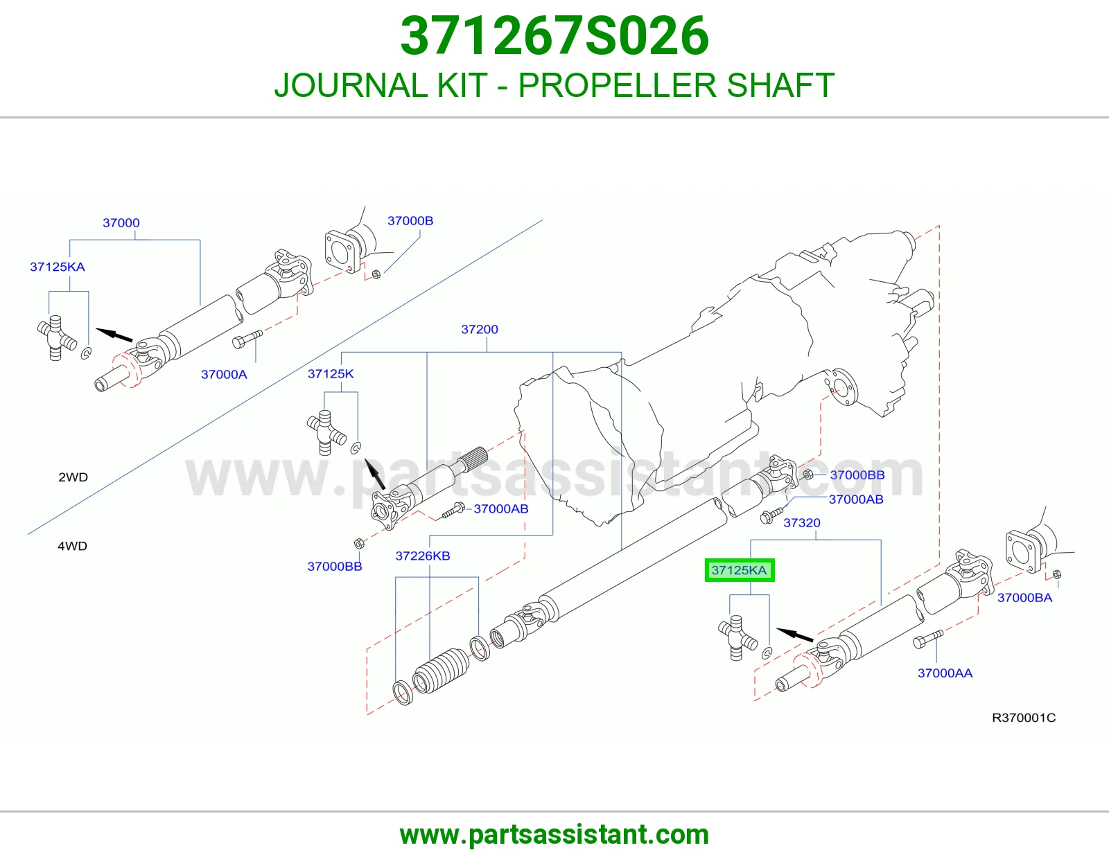 JOURNAL KIT - PROPELLER SHAFT