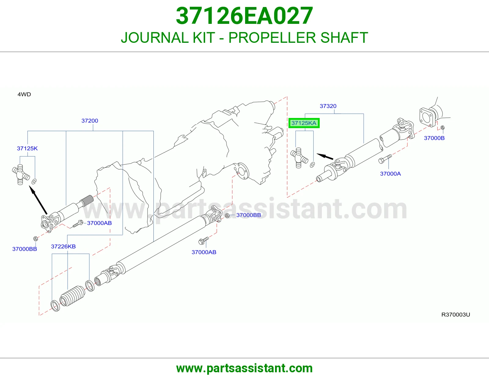 JOURNAL KIT - PROPELLER SHAFT