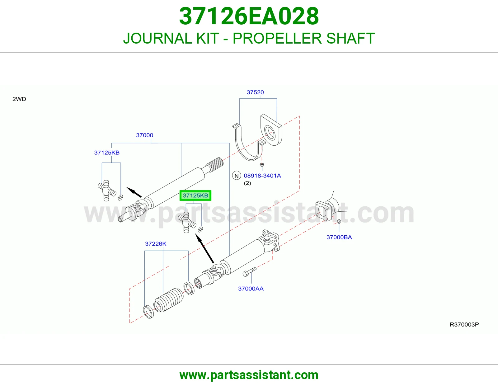 JOURNAL KIT - PROPELLER SHAFT