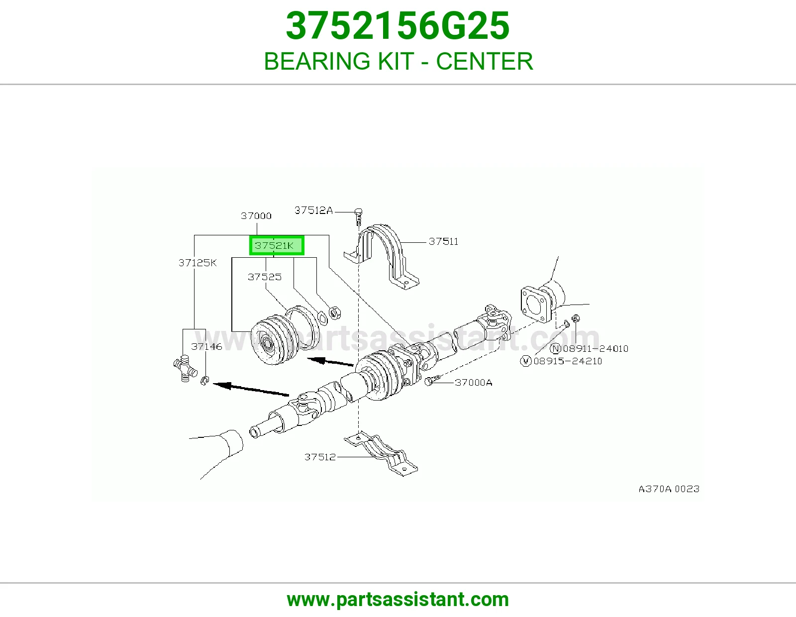 BEARING KIT - CENTER