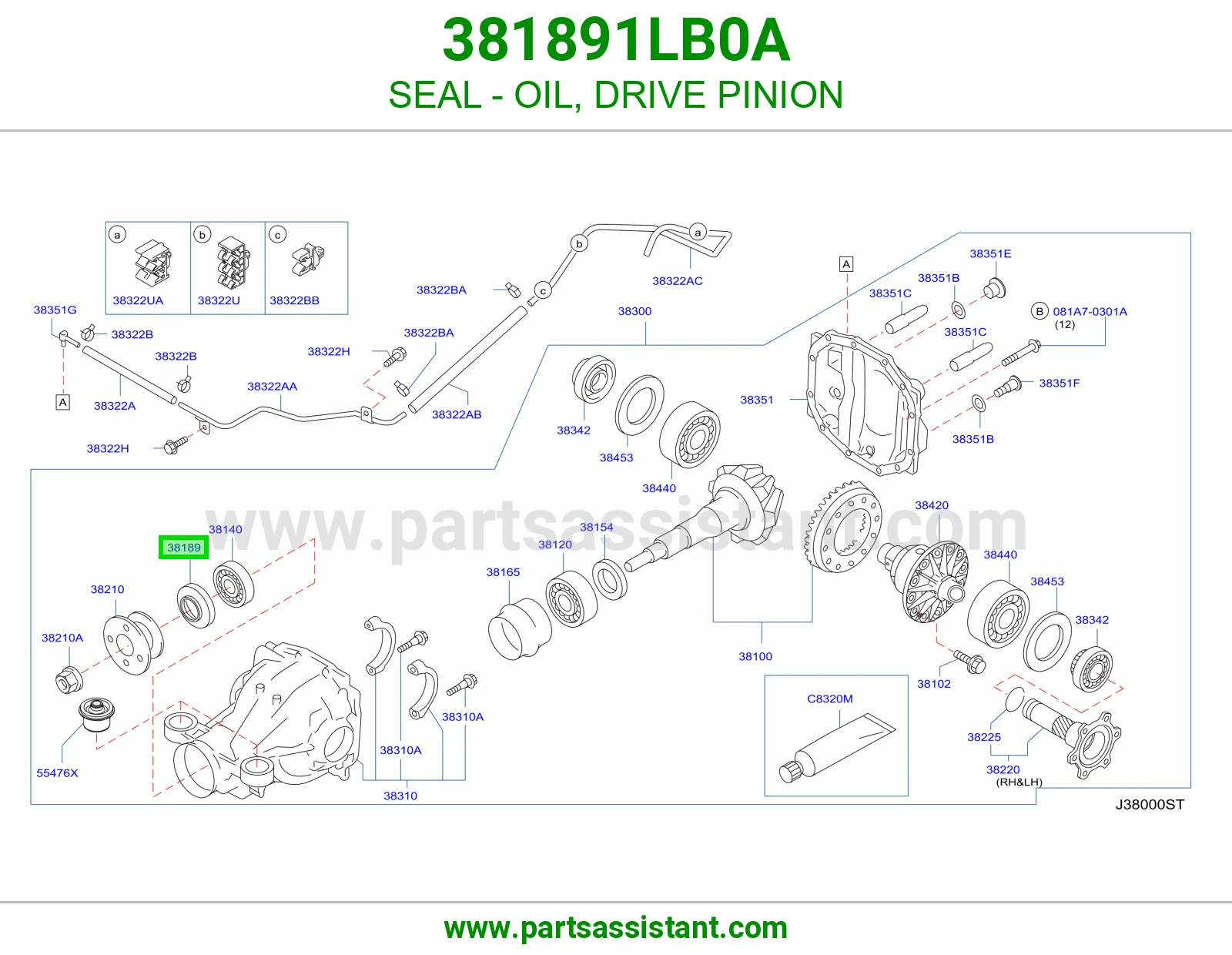 SEAL - OIL, DRIVE PINION