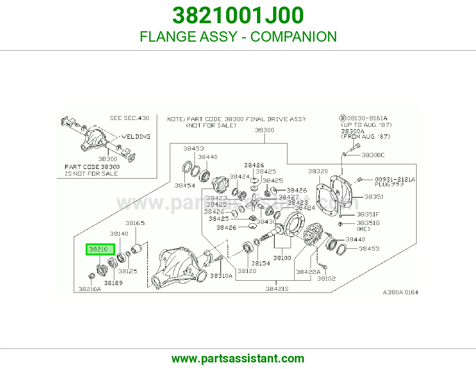 FLANGE ASSY - COMPANION