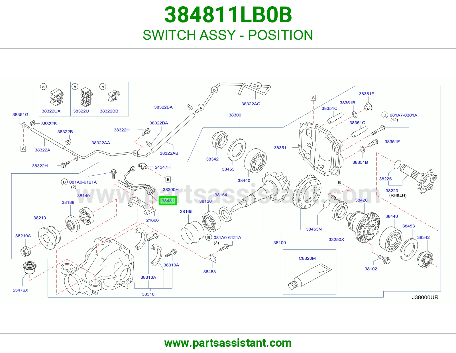 SWITCH ASSY - POSITION