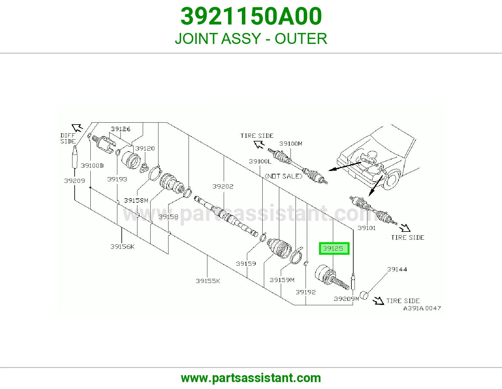 JOINT ASSY - OUTER