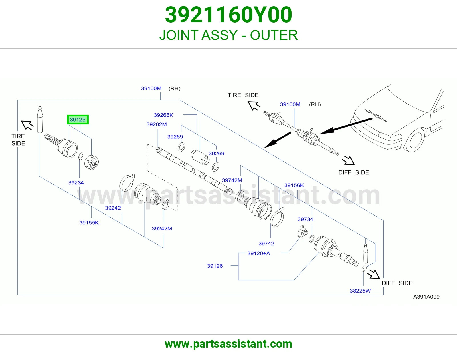 JOINT ASSY - OUTER