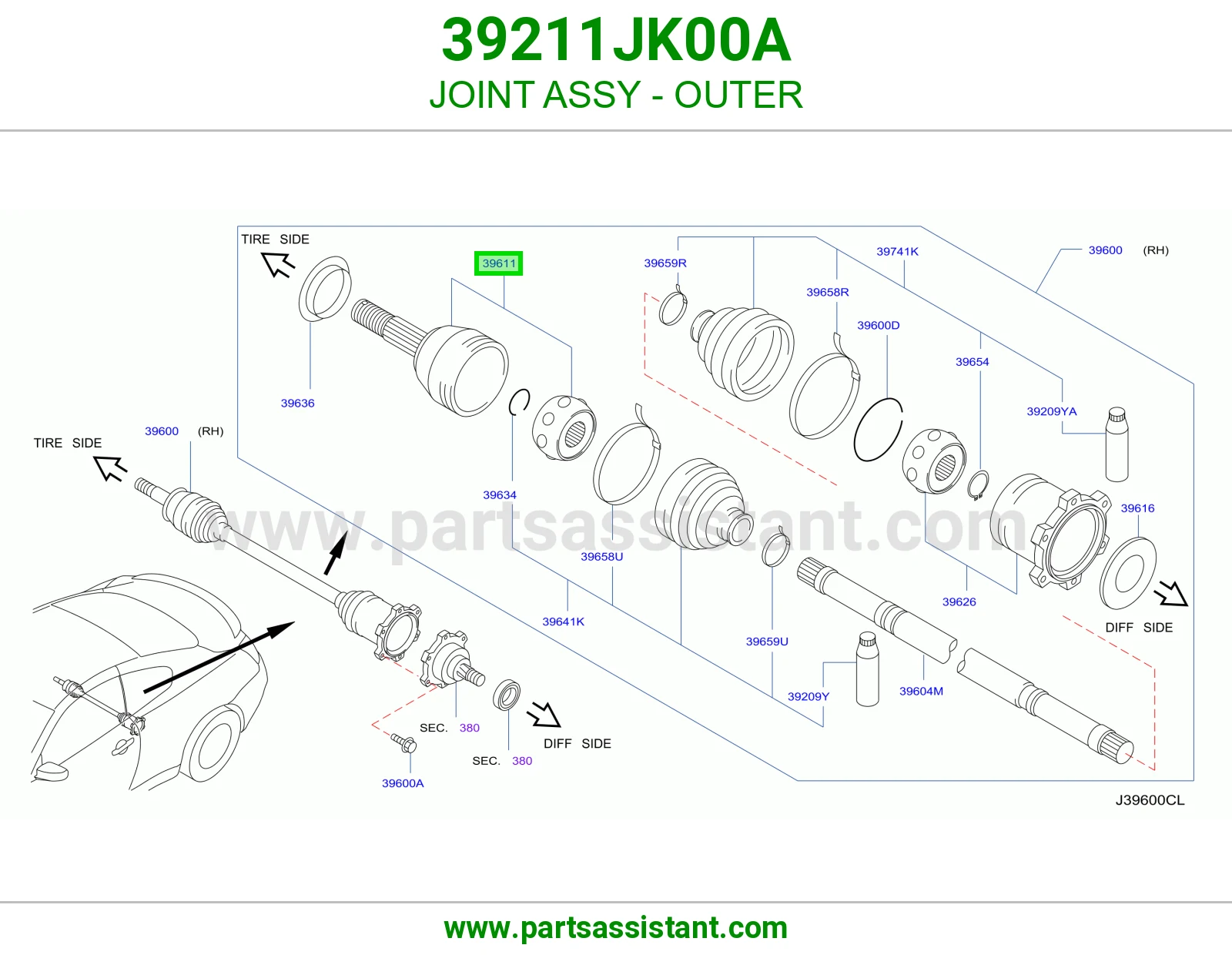 JOINT ASSY - OUTER