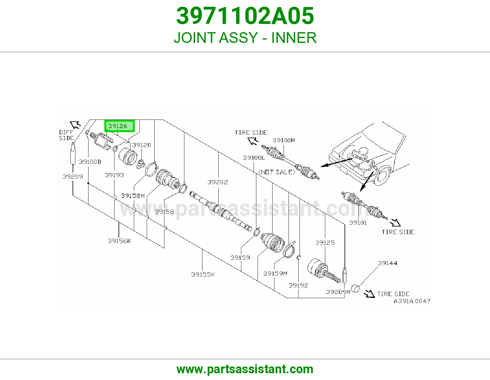 JOINT ASSY - INNER