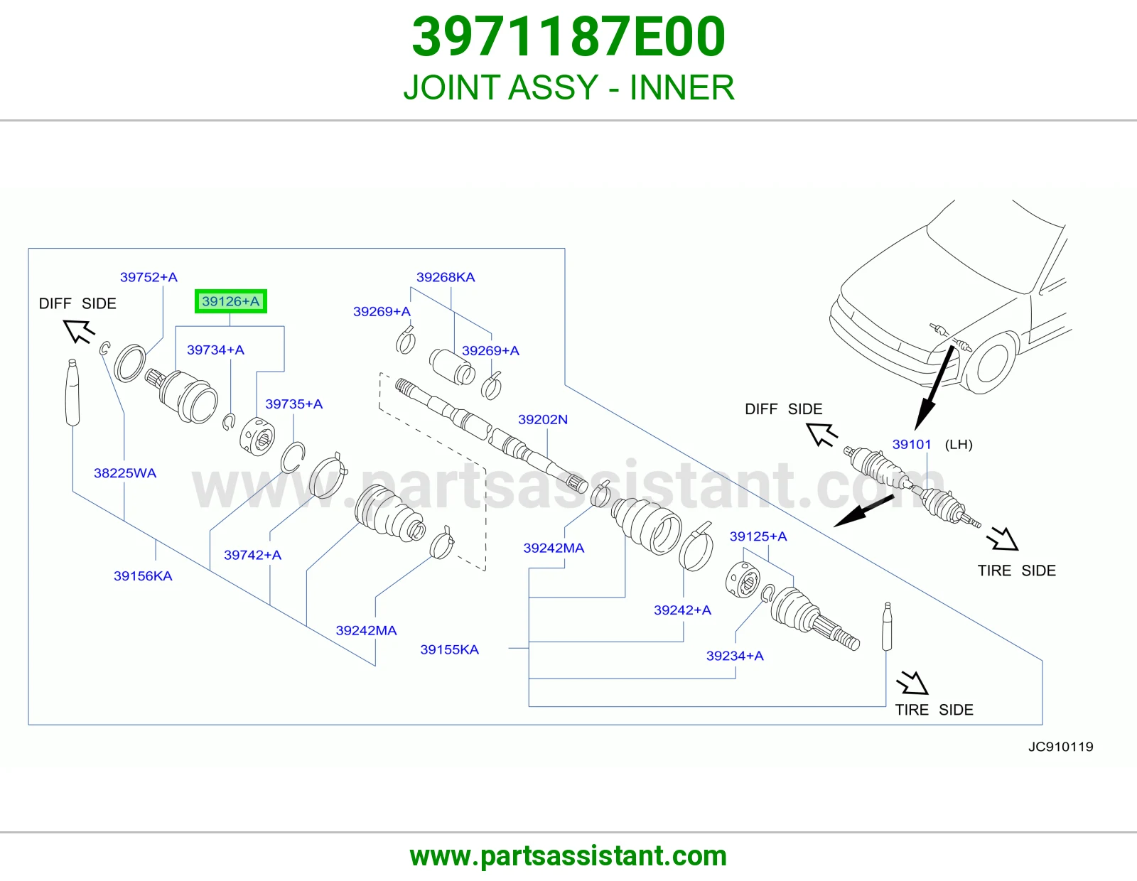 JOINT ASSY - INNER