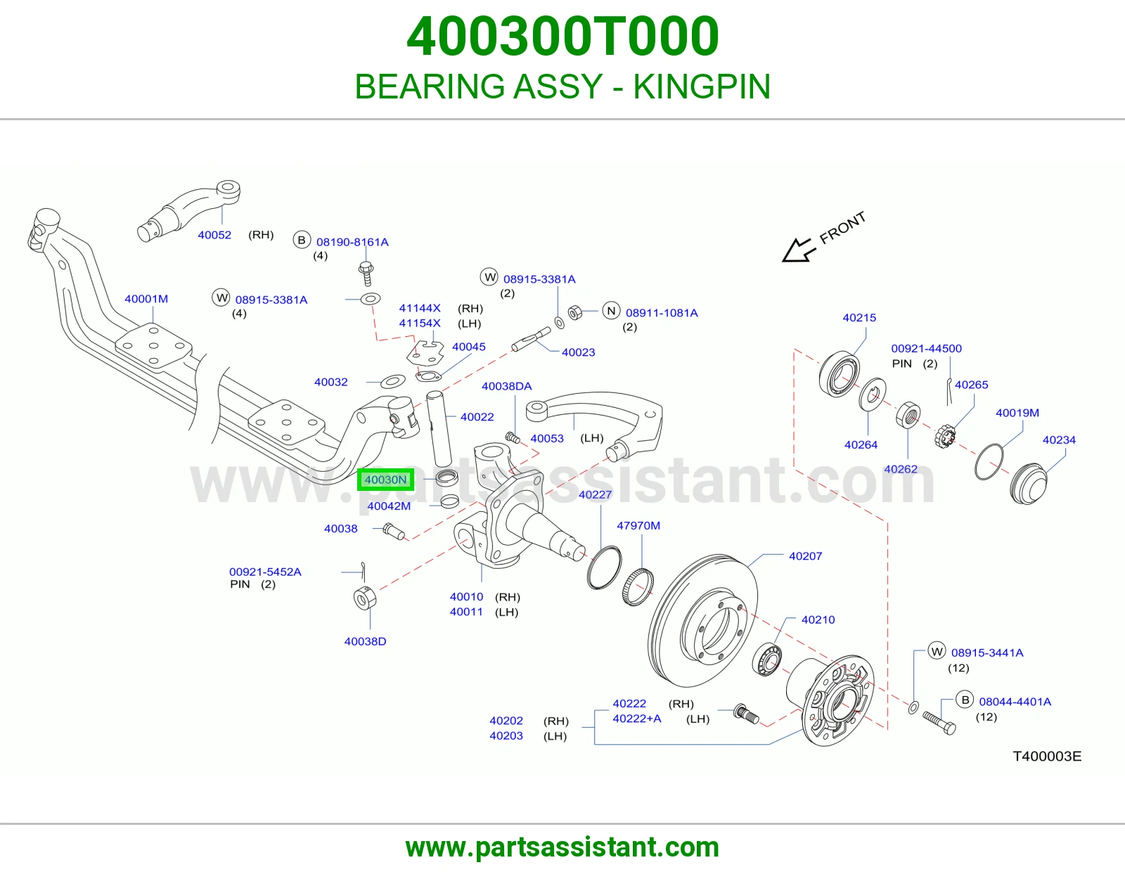 BEARING ASSY - KINGPIN