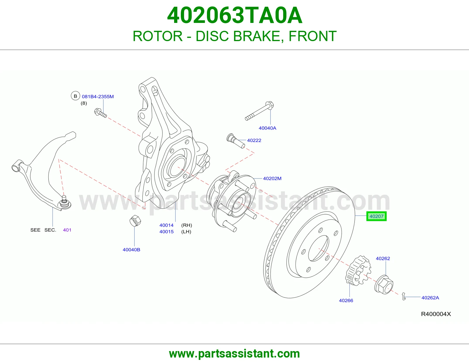 ROTOR - DISC BRAKE, FRONT