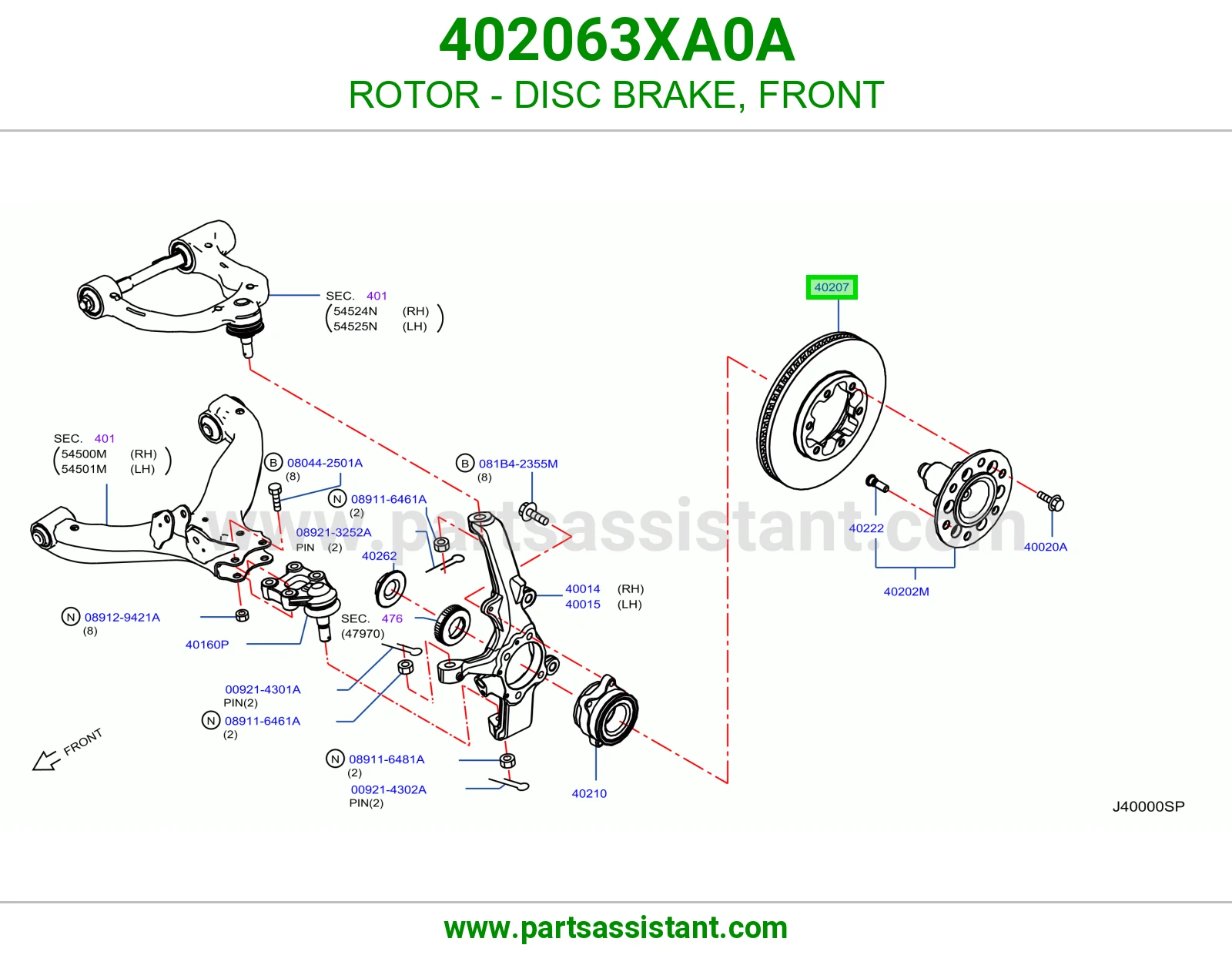 ROTOR - DISC BRAKE, FRONT
