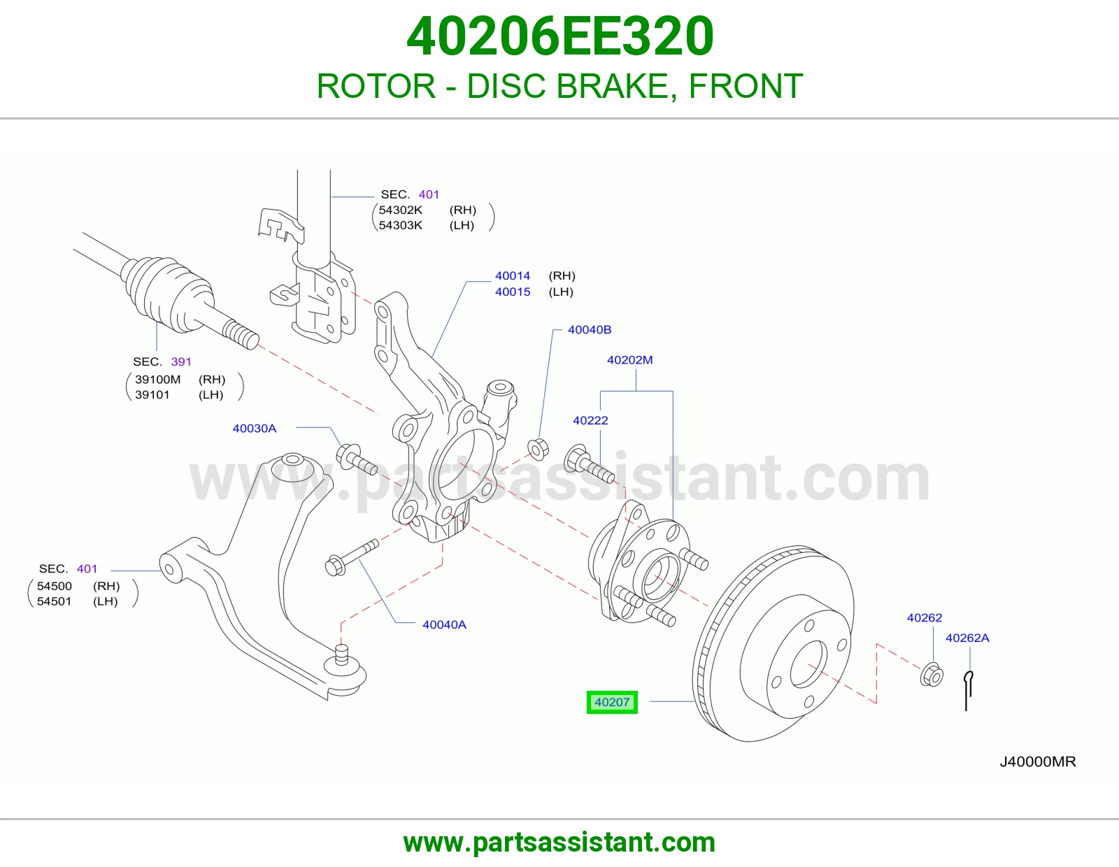 ROTOR - DISC BRAKE, FRONT
