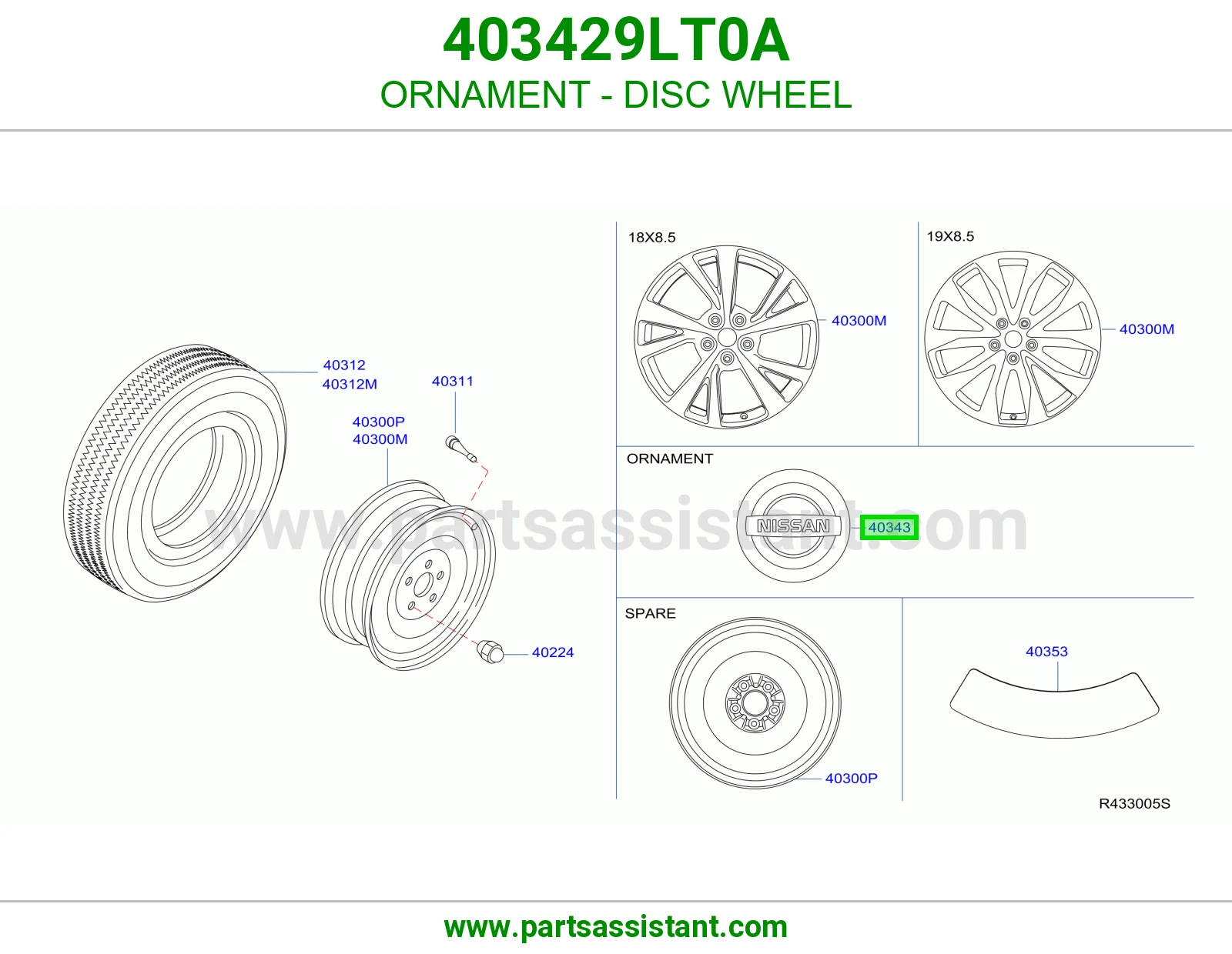 ORNAMENT - DISC WHEEL