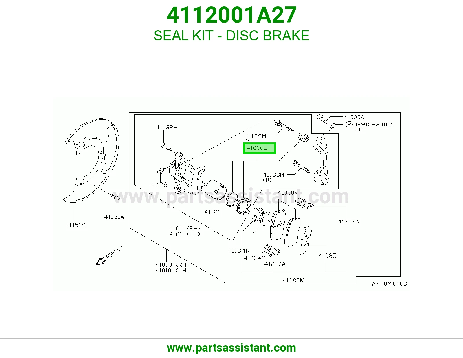SEAL KIT - DISC BRAKE