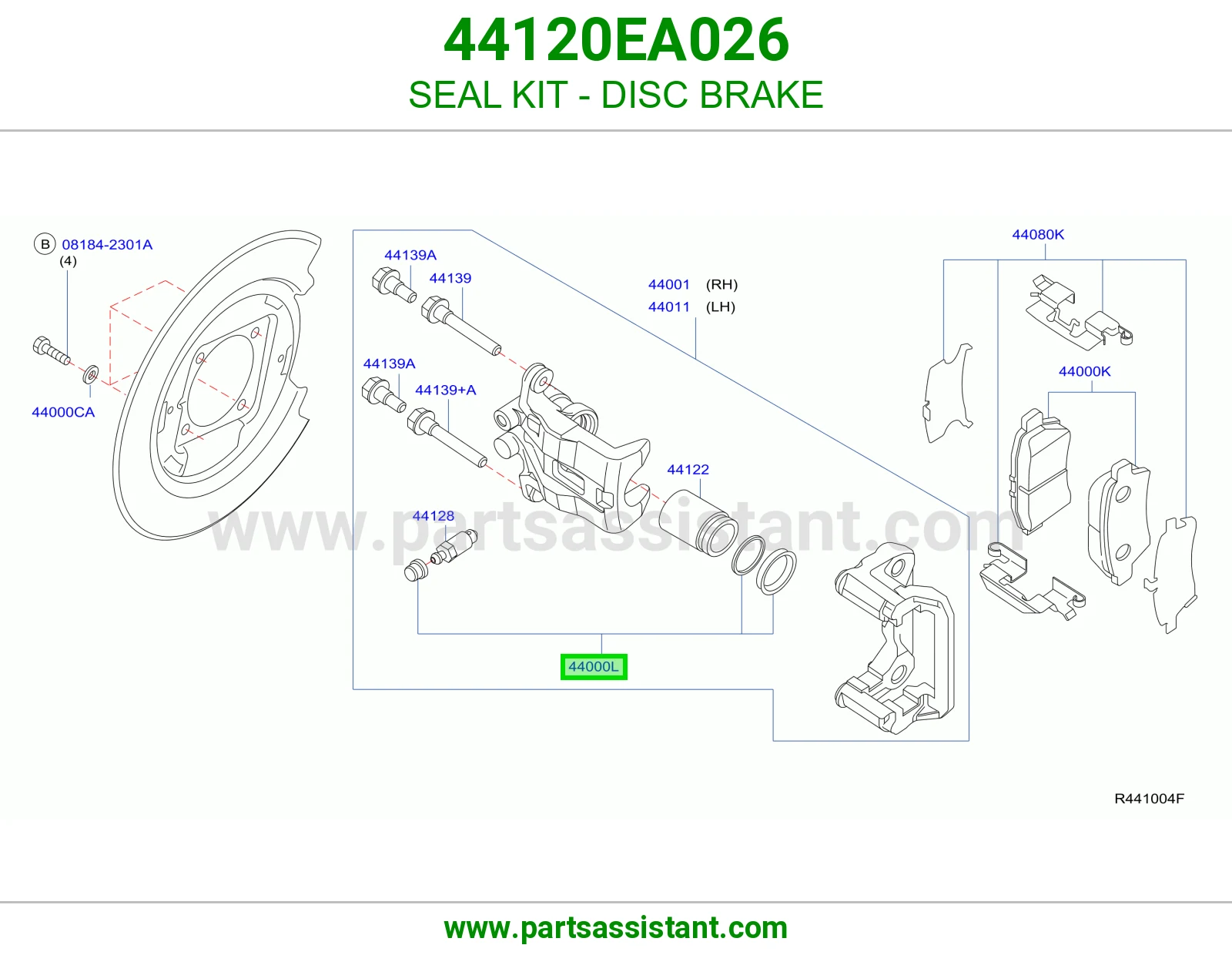 SEAL KIT - DISC BRAKE