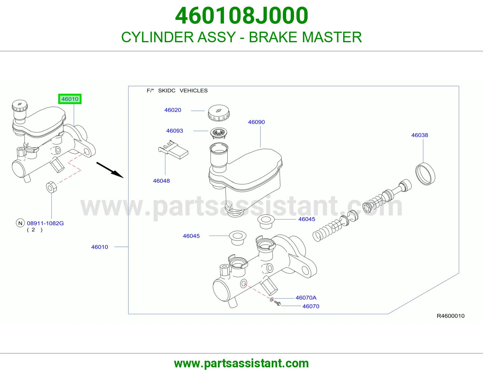 CYLINDER ASSY - BRAKE MASTER