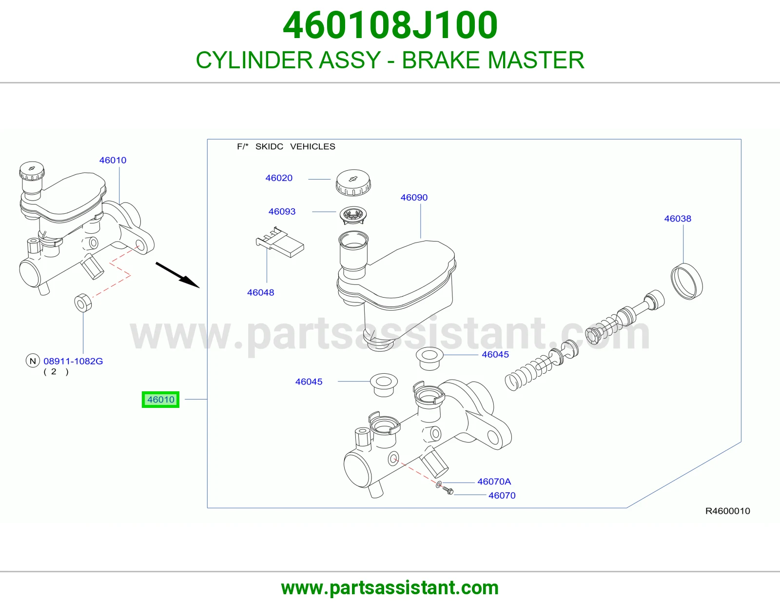 CYLINDER ASSY - BRAKE MASTER
