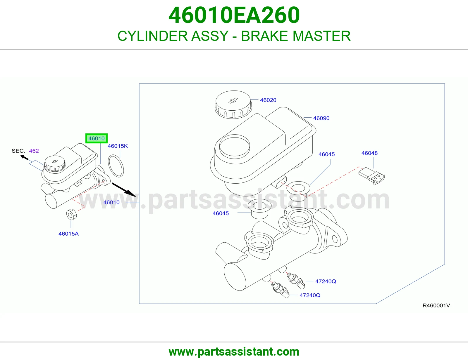CYLINDER ASSY - BRAKE MASTER