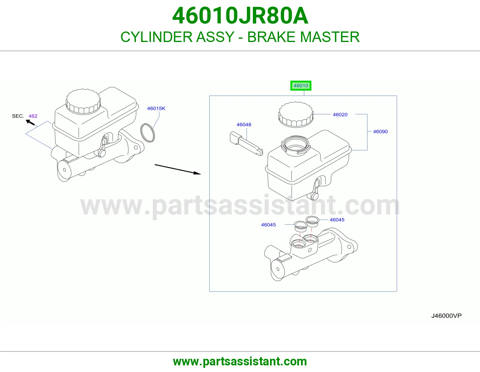 CYLINDER ASSY - BRAKE MASTER