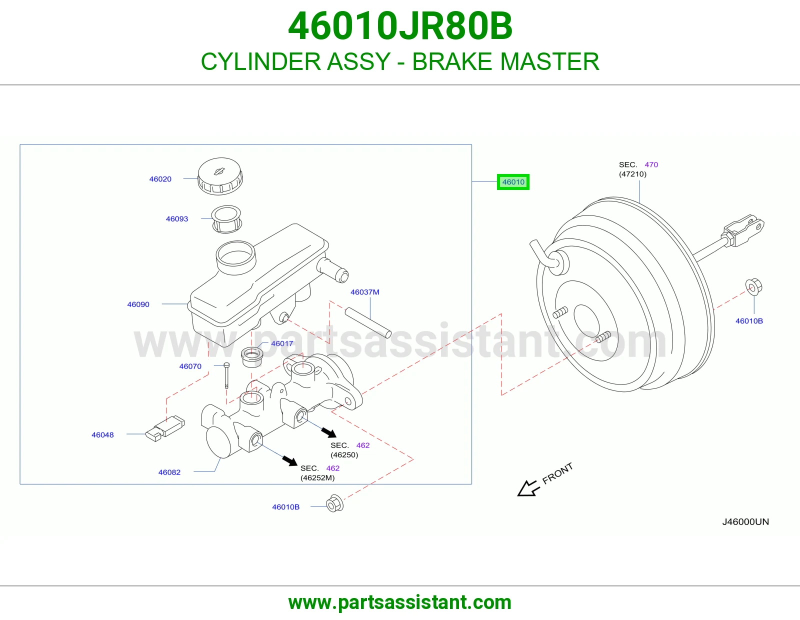 CYLINDER ASSY - BRAKE MASTER