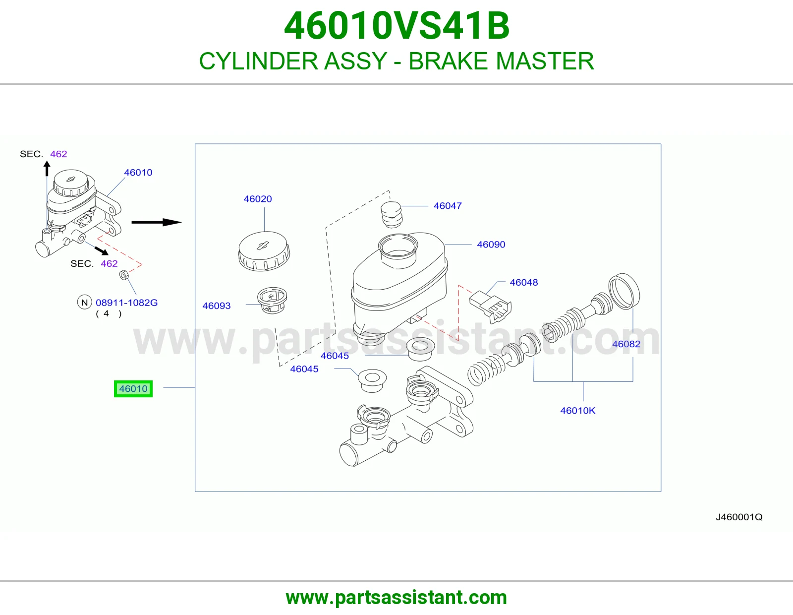CYLINDER ASSY - BRAKE MASTER
