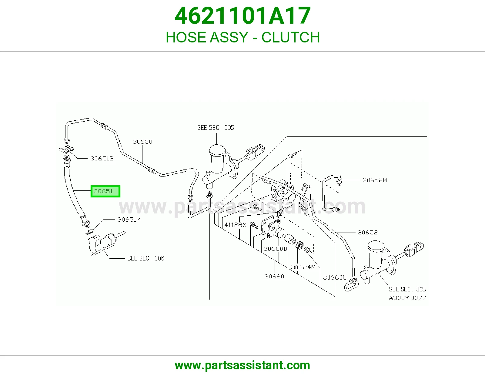 HOSE ASSY - CLUTCH