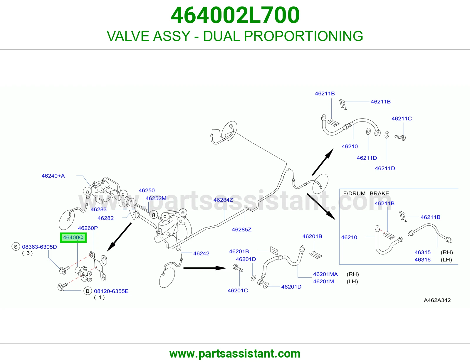 VALVE ASSY - DUAL PROPORTIONING