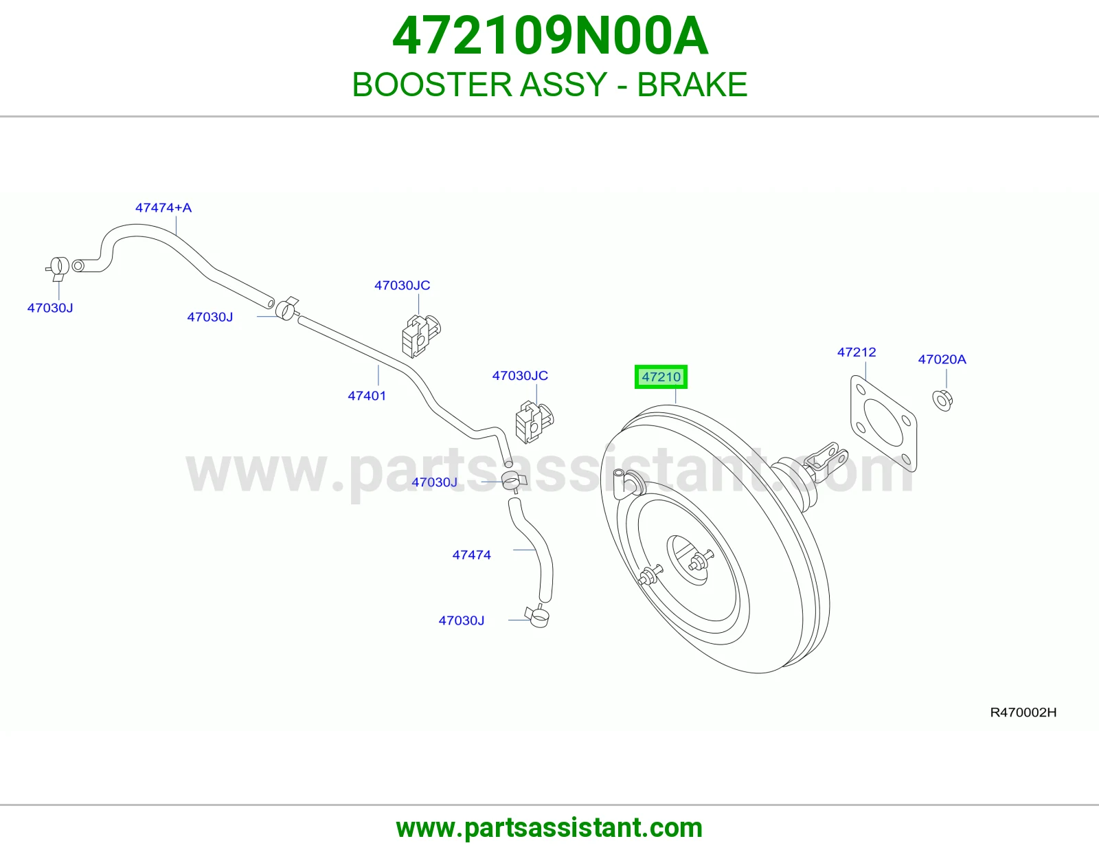 BOOSTER ASSY - BRAKE