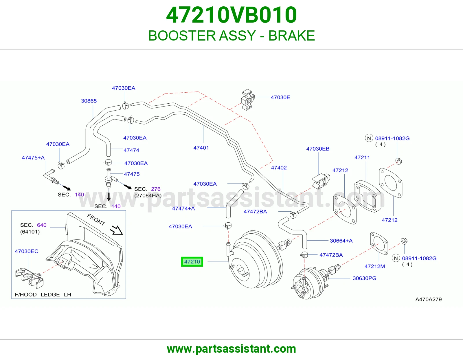 BOOSTER ASSY - BRAKE