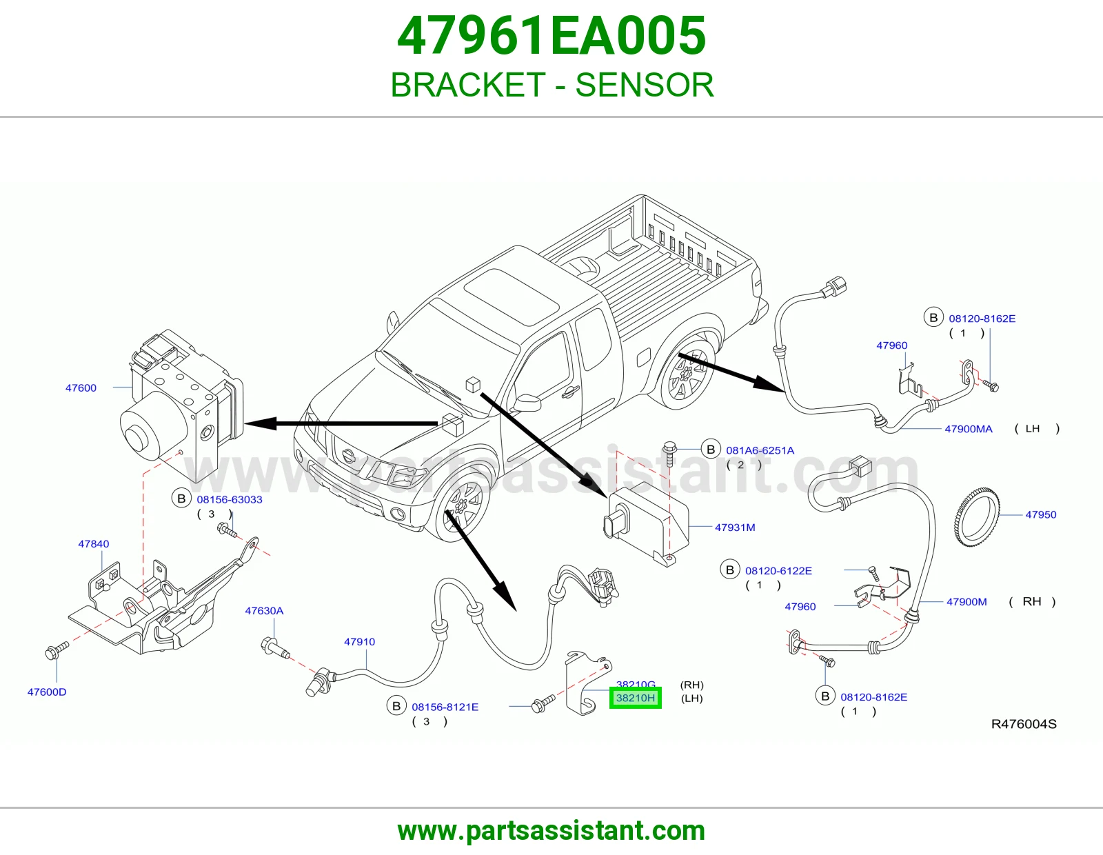 BRACKET - SENSOR