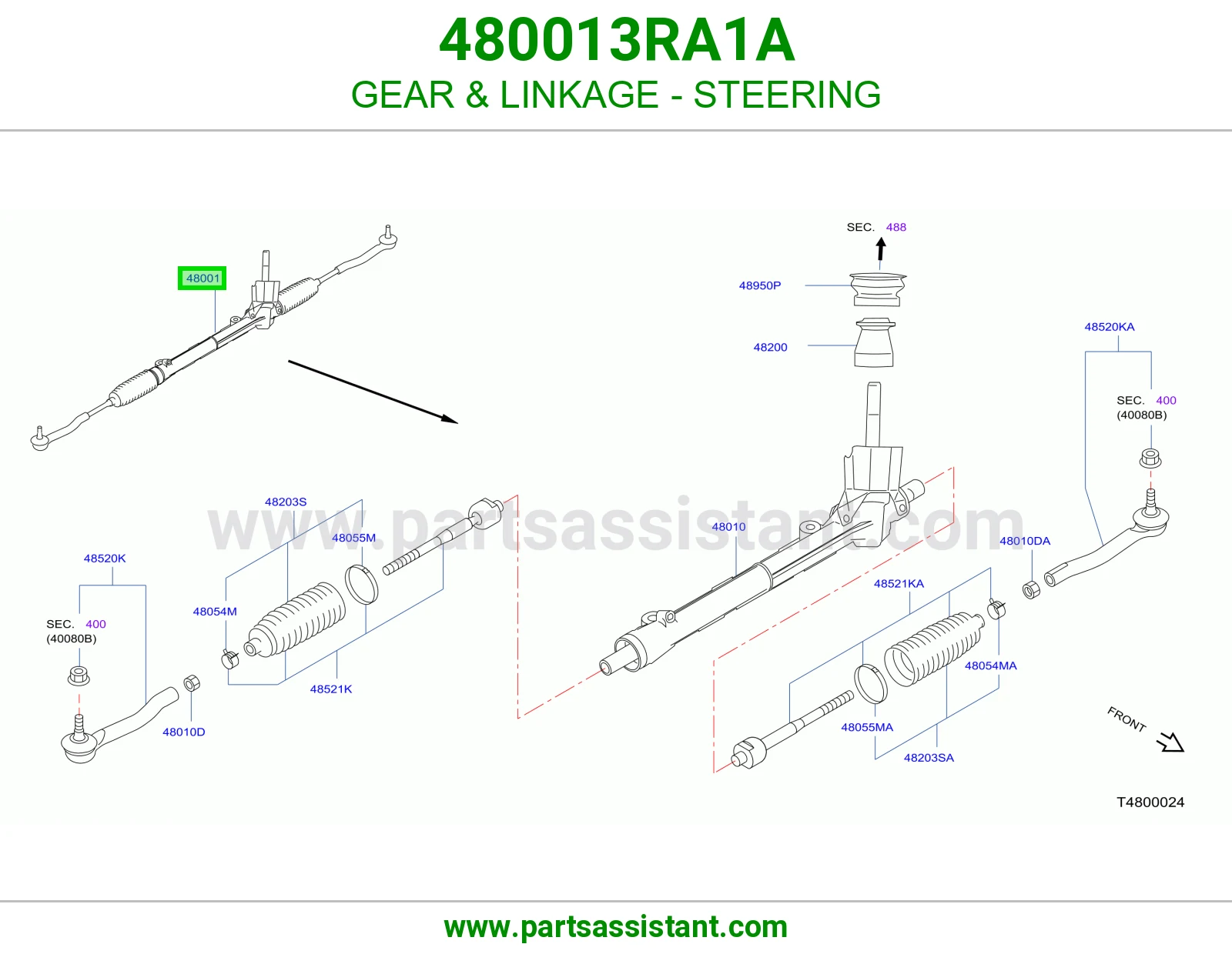 GEAR & LINKAGE - STEERING