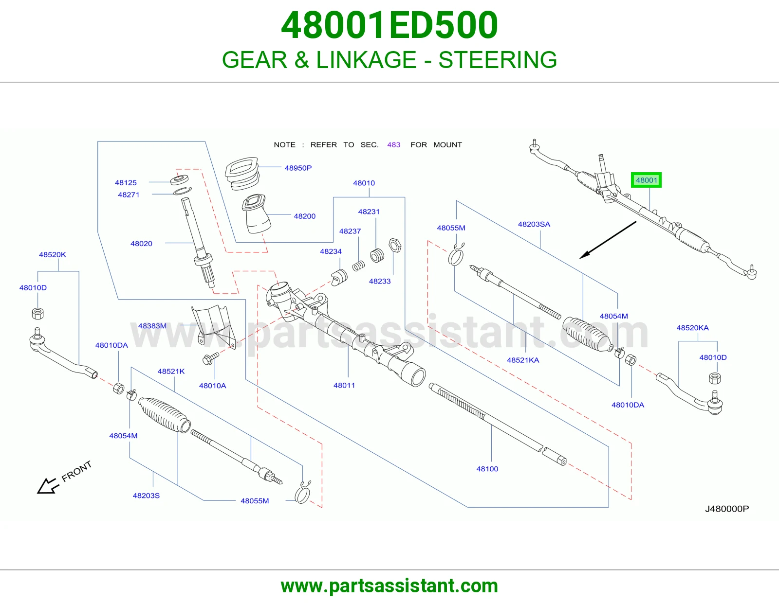 GEAR & LINKAGE - STEERING