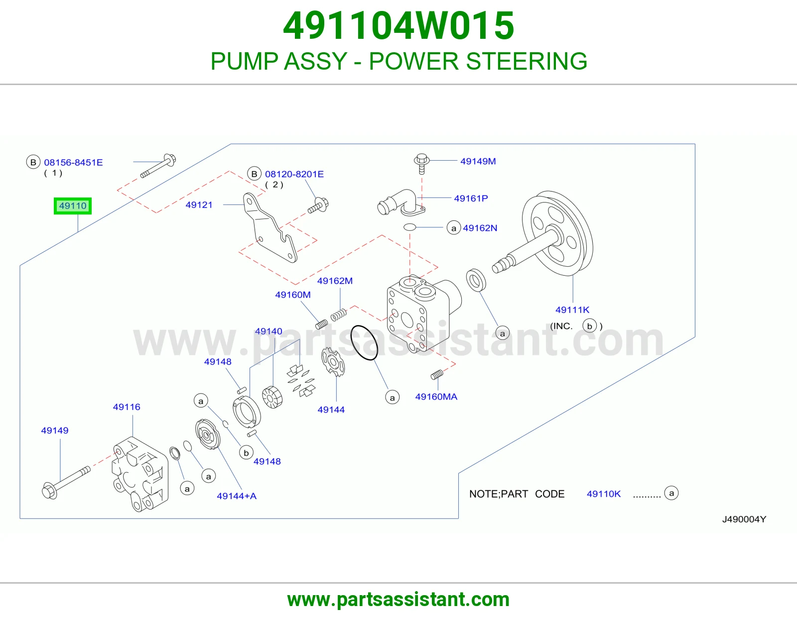 PUMP ASSY - POWER STEERING